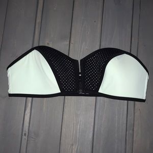 VS PINK mint green bandeau bikini top